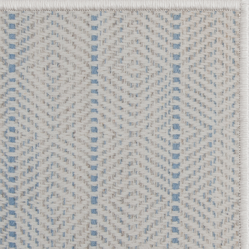 6'x9' Soft Sky Karina Wool Sisal Rugs Direct